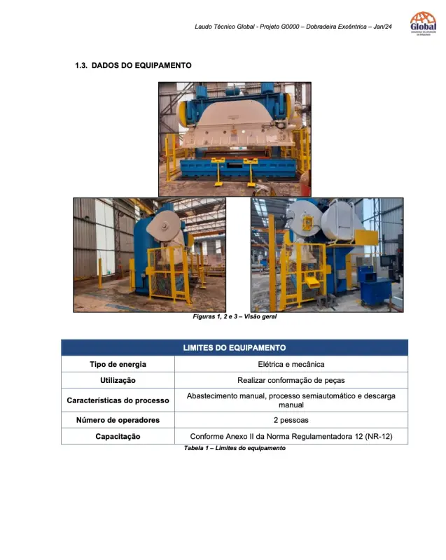 Empresa de laudo técnico nr12